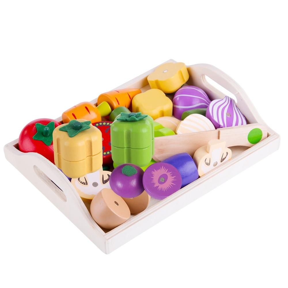 Magnetic Kitchen Wooden Fruit and Vegetable Toys