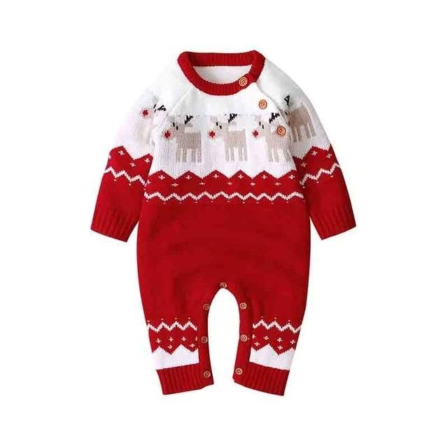 Baby Rompers Christmas Newborn Boys Girls Jumpsuits