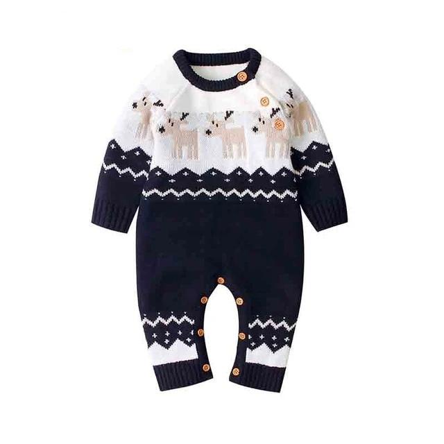 Baby Rompers Christmas Newborn Boys Girls Jumpsuits